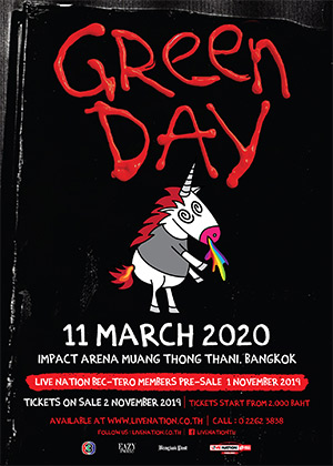 Green Day Live in Bangkok 2020