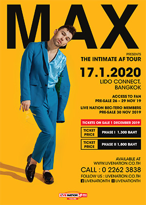 MAX THE INTIMATE AF TOUR