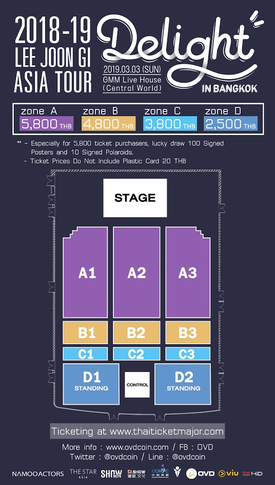 2018-19 LEE JOONGI ASIA TOUR 'DELIGHT' in Bangkok