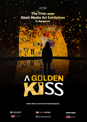 A Golden Kiss by Klimt in Bangkok