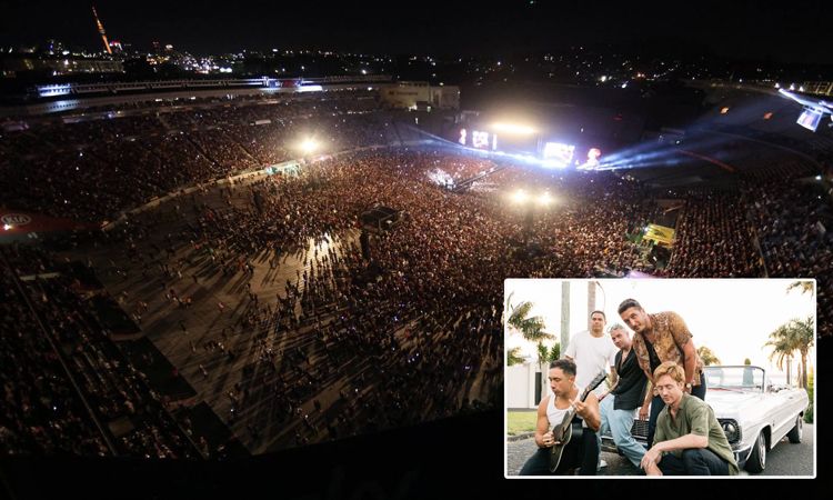 ชมภาพบรรยากาศ Six60 ขึ้นคอนเสิร์ตต่อหน้าผู้ชม 50,000 คน ที่ นิวซีแลนด์